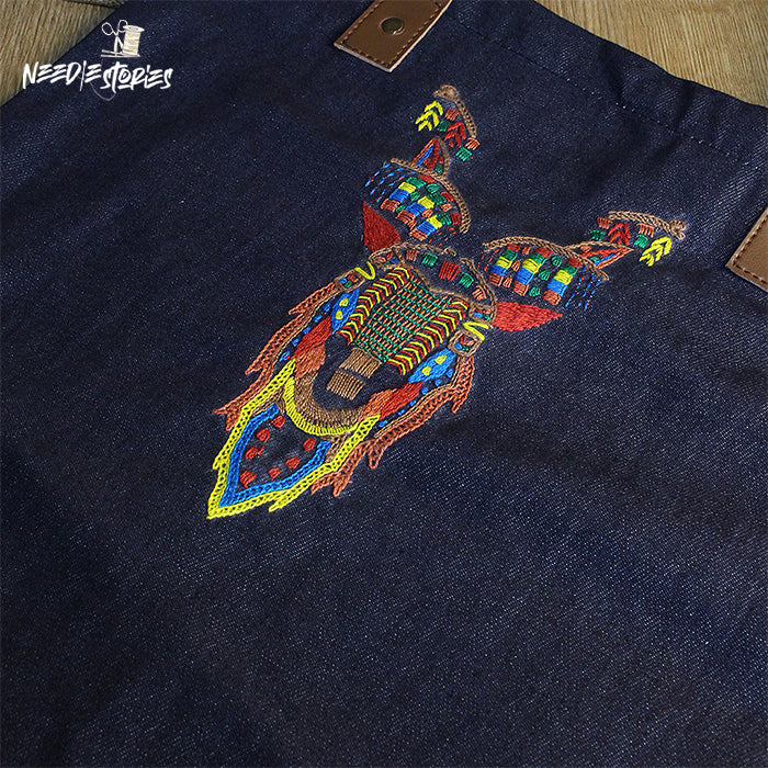 Markhor Legacy - Denim Blue Tote Bag