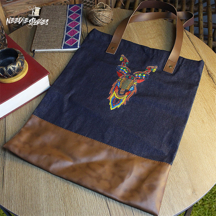Markhor Legacy - Denim Blue Tote Bag