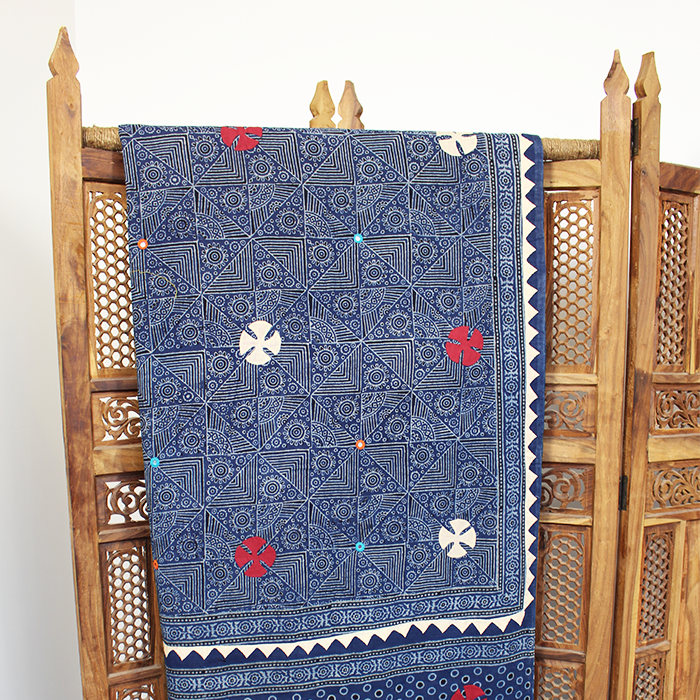 Timeless - Blue Ajrak Dupatta