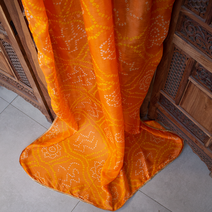 Sunset Silk Dupatta