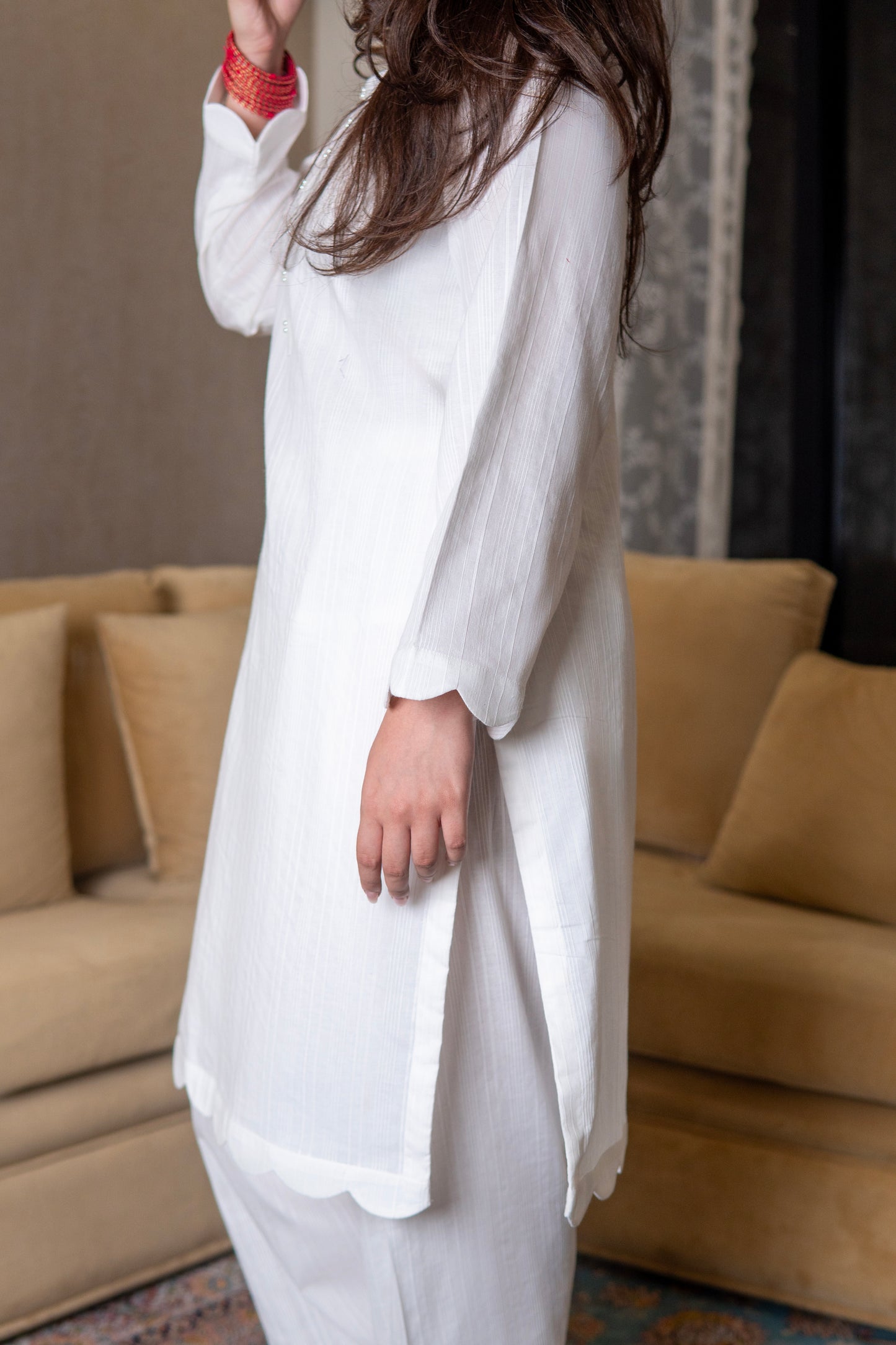 Ivory Scallop Set