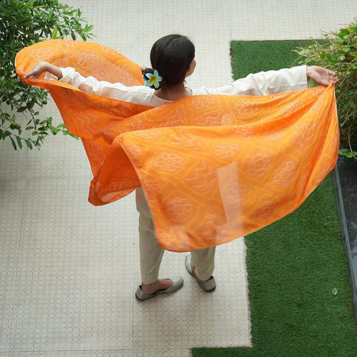 Sunset Silk Dupatta
