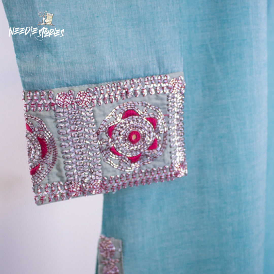 Sea Breeze Embellished Suit