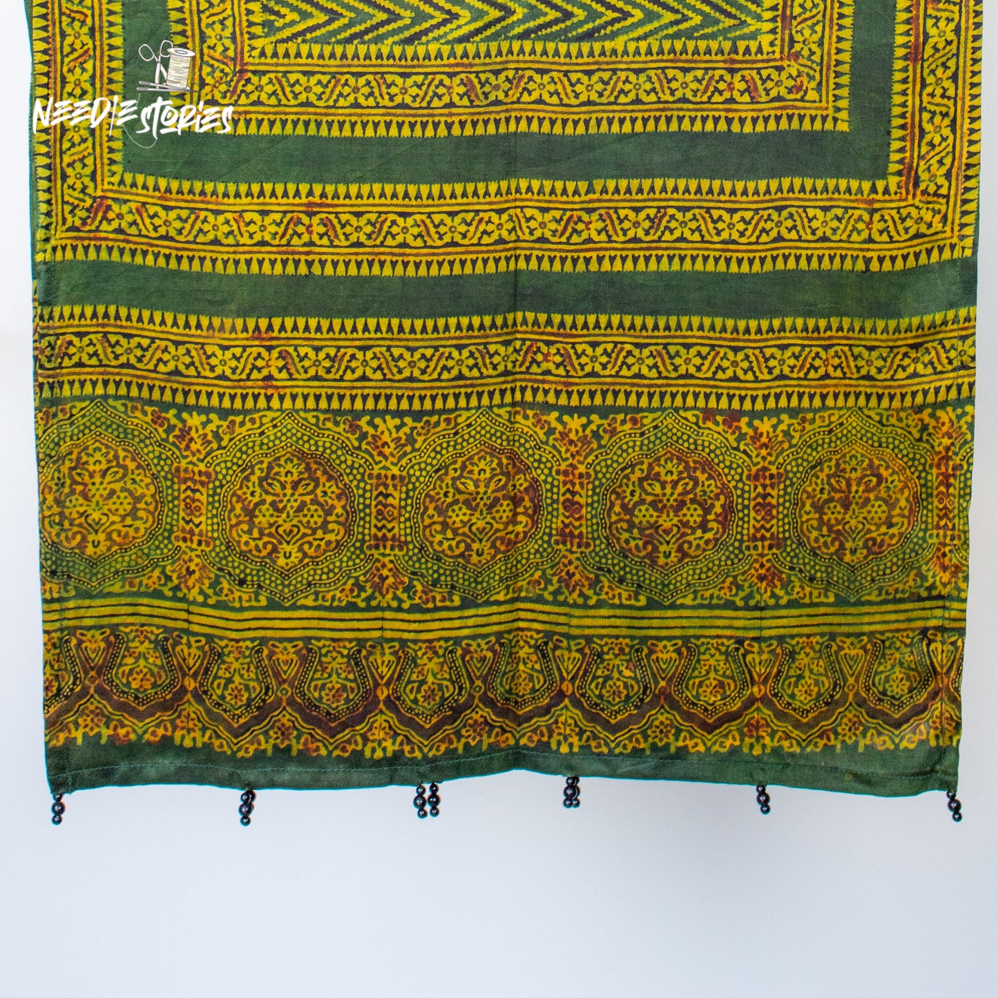 Emerald Grace - Green Silk Scarf
