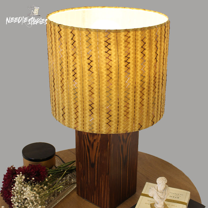 Sunshine Mosaic Hand-Embroidered Lampshade