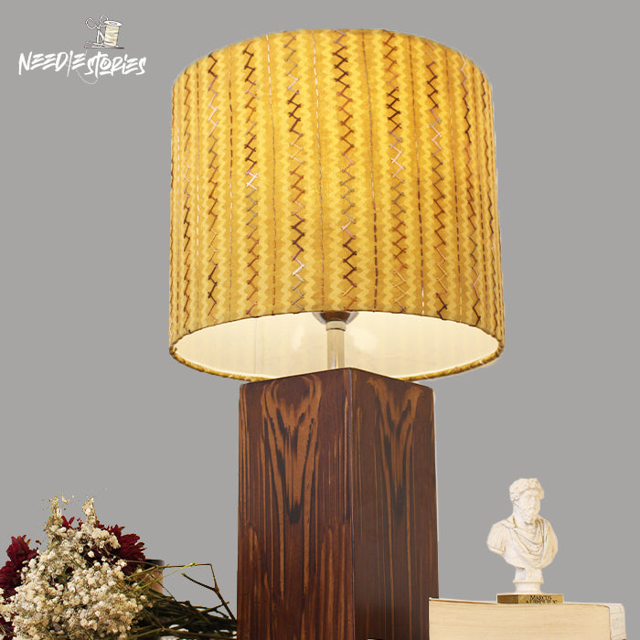 Sunshine Mosaic Hand-Embroidered Lampshade