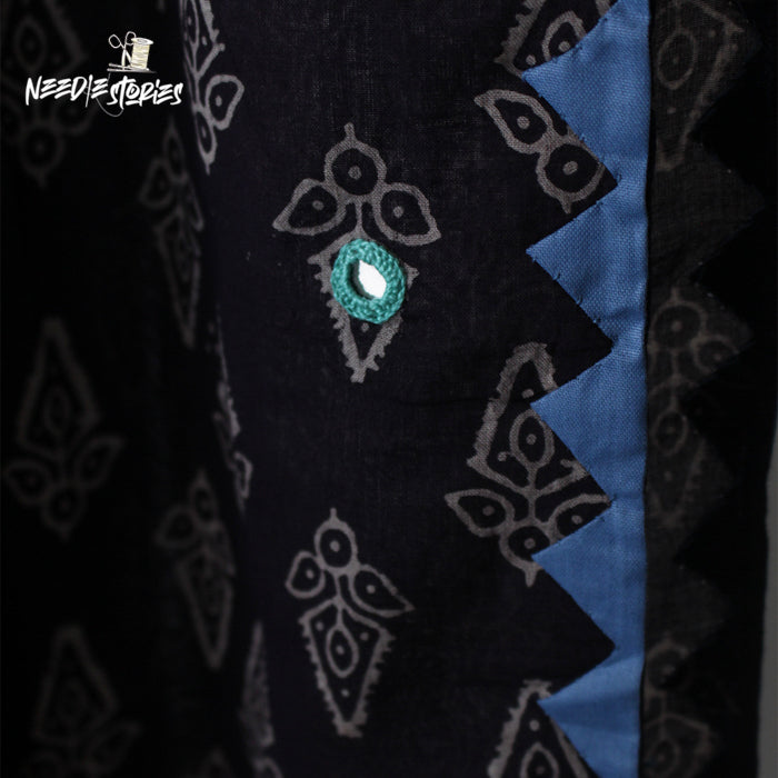 Moonlit Blue Ajrak Duppatta