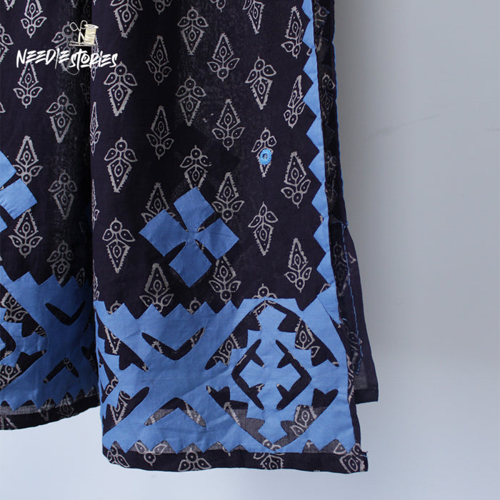Moonlit Blue Ajrak Duppatta
