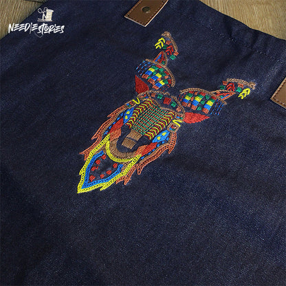 Markhor Legacy - Denim Blue Tote Bag