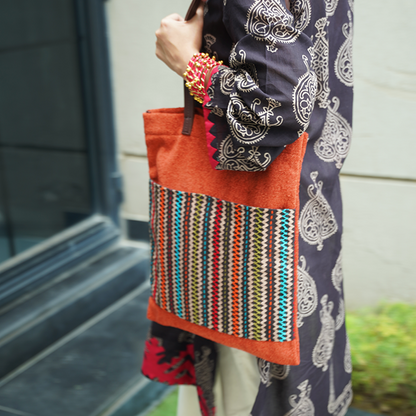 Sunset Glow –  Orange Tote Bag