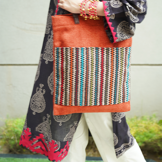 Sunset Glow –  Orange Tote Bag