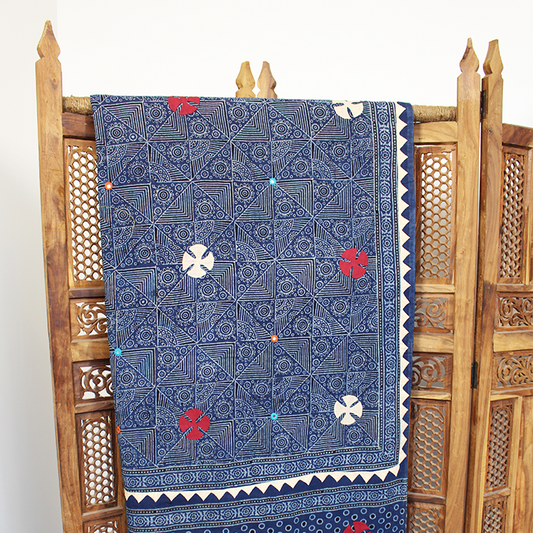 Timeless - Blue Ajrak Dupatta