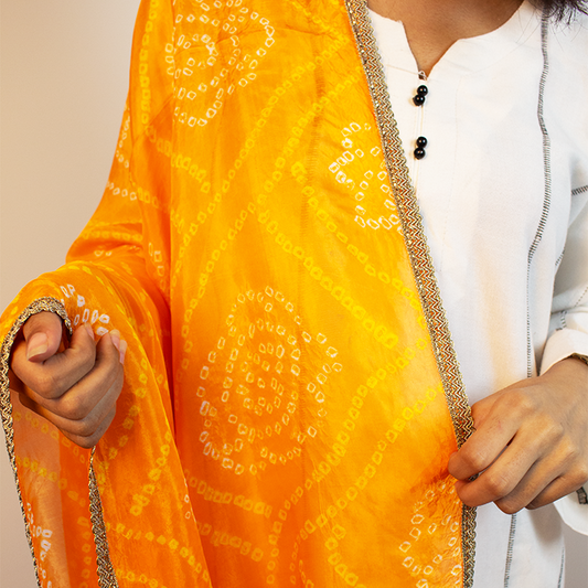 Sunset Silk Dupatta