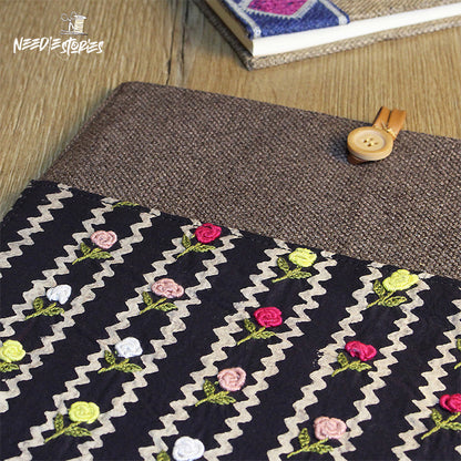 Blooming Heritage - Brown Roses Laptop Sleeve
