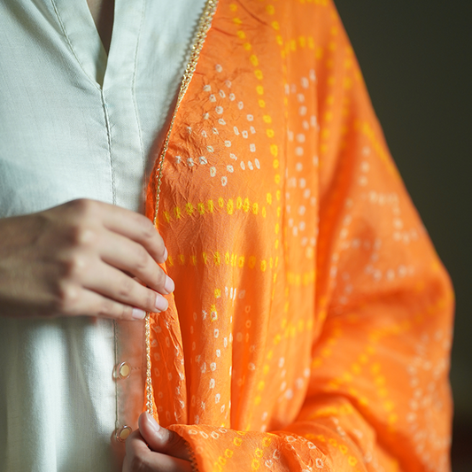Sunset Silk Dupatta