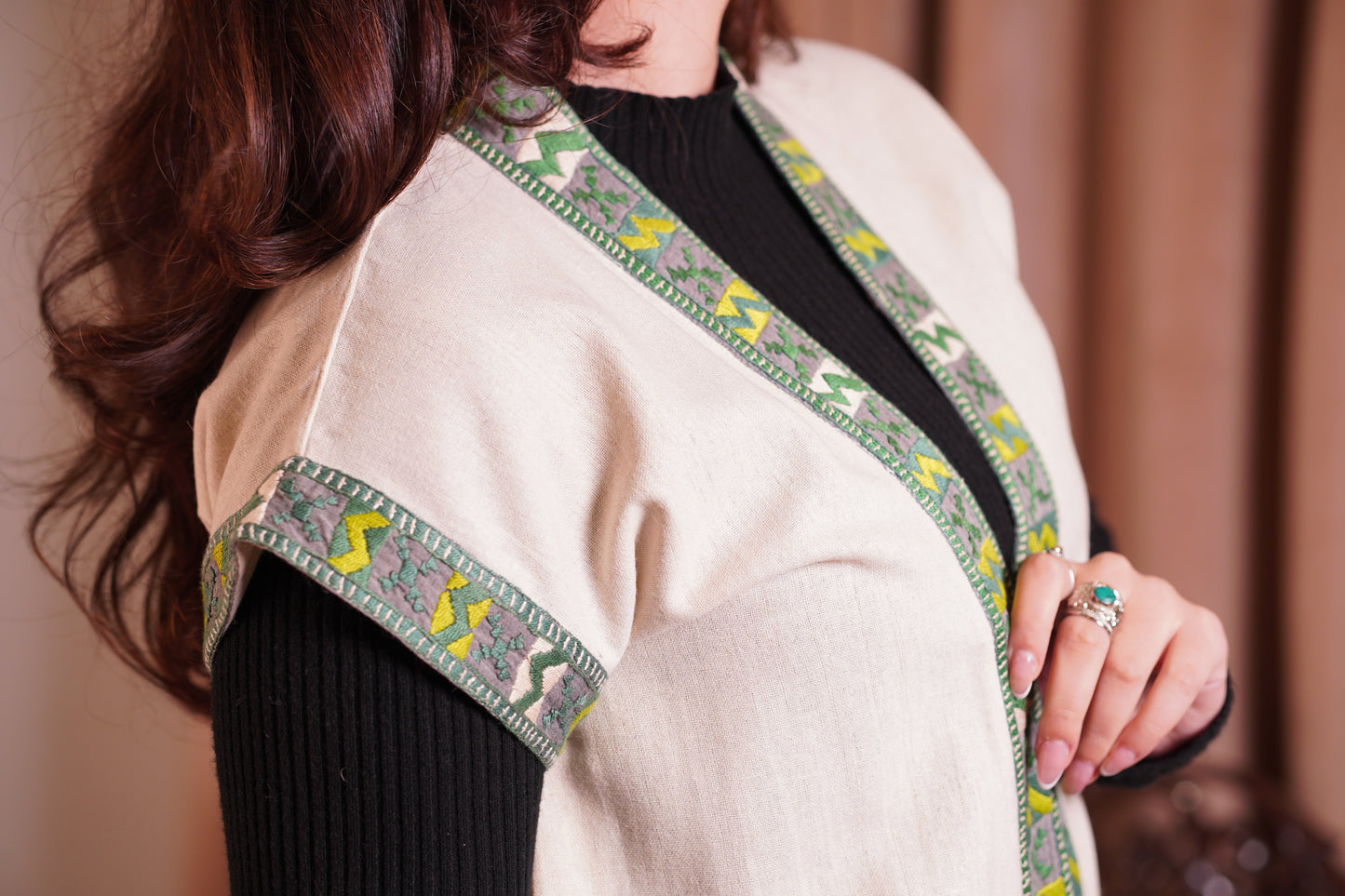 Heritage Threads Embroidered Vest