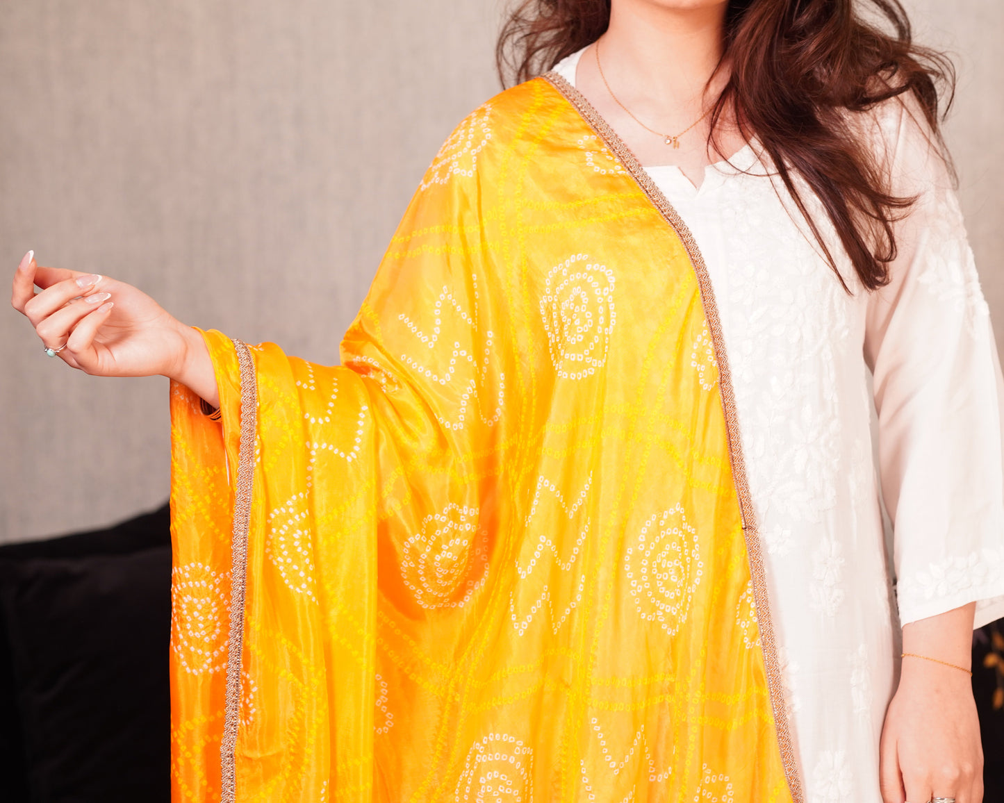 Sunset Silk Dupatta