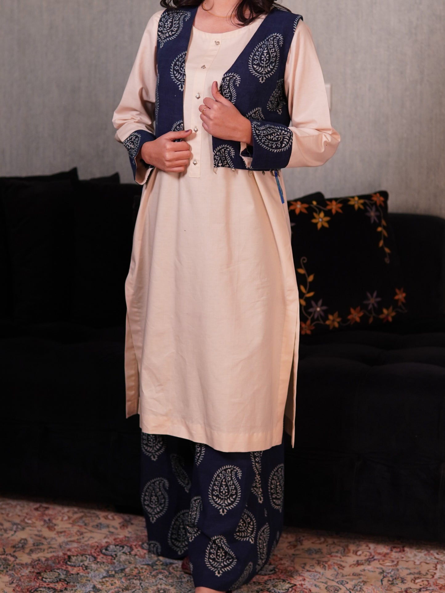 Heritage Hues Soft Khadder Co-ord