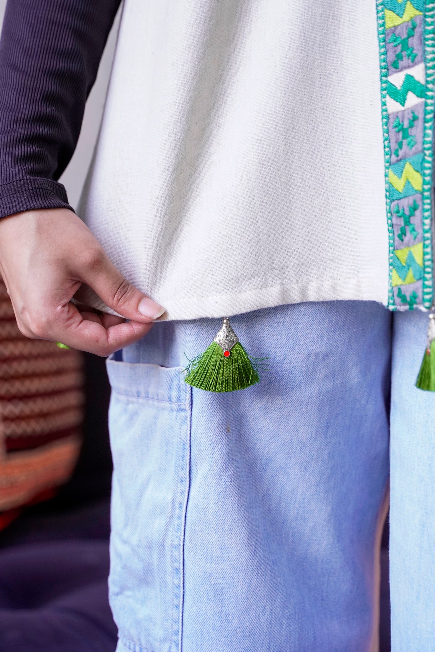 Heritage Threads Embroidered Vest